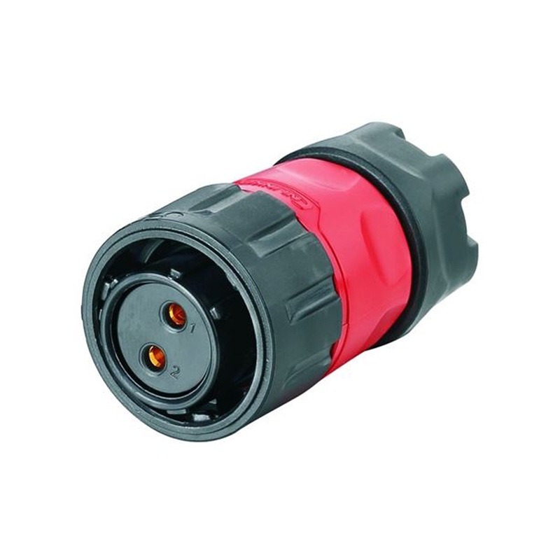 Elecbee YM-20 power connector M20 2-pin female plug 500 V 20 A IP67