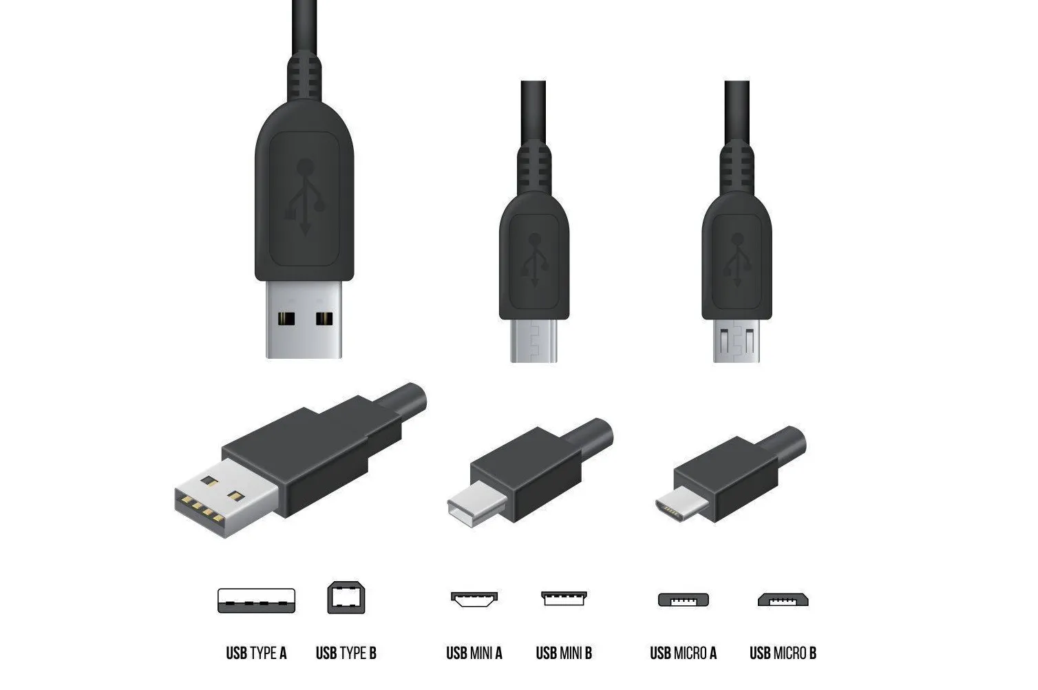 USB-C, USB-B, and USB-A: What's the difference?