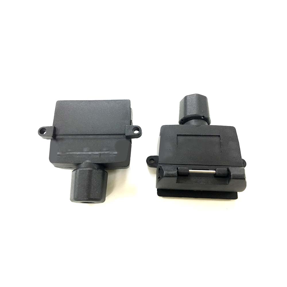 Elecbee Seven Pin Trailer Tracket Tracket Wire Harness Connector 7 Core Flat Socket con Nut