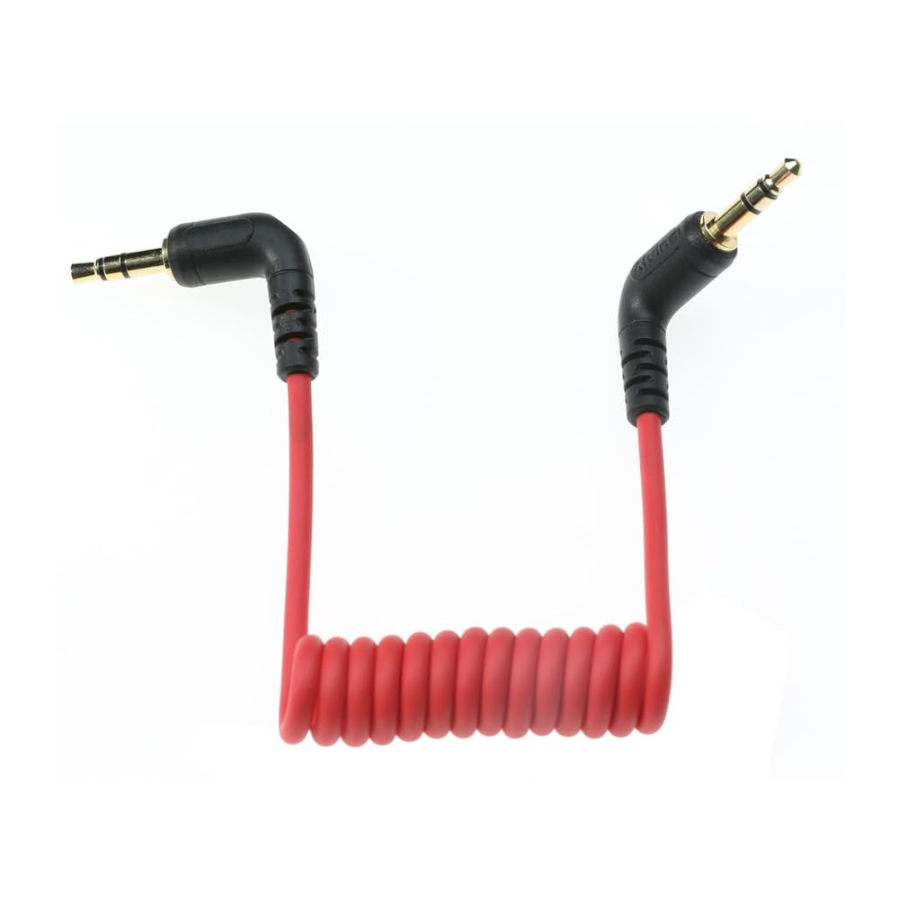 Elecbee Cables 3.5mm TRS to TRS Audio Cable for Rode VideoMicro, Wireless GO Il, for DJI Boya Movo TAKSTAR SAIREN Comica Deity Recording Mic, for Canon for Nikon DSLR Camera