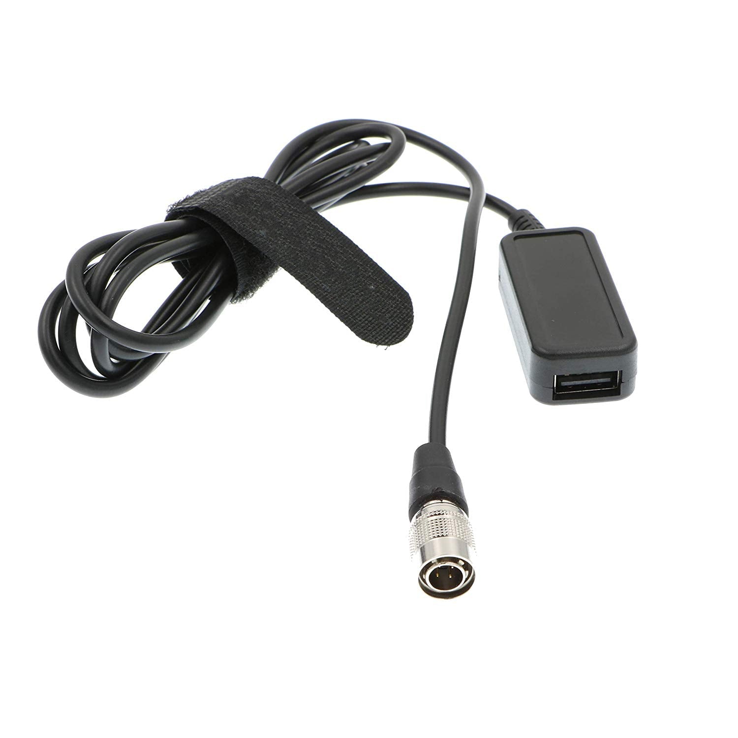 Elecbee Cables 4 Pin Hirose Male to USB Female Converter 5V Cable from Audio Mixer Charge Phone Pad Tablet