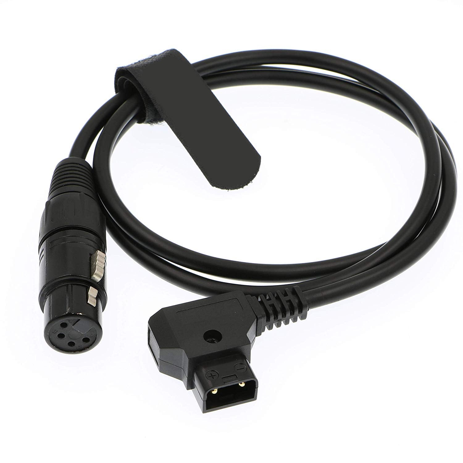 Elecbee Cables XLR 4 Pin Female to D Tap Power Cable for Practilite 602 DSLR Camcorder Sony F55 SXS Camera