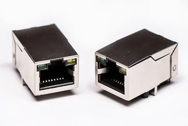 RJ45 connector with transformer core performance details!