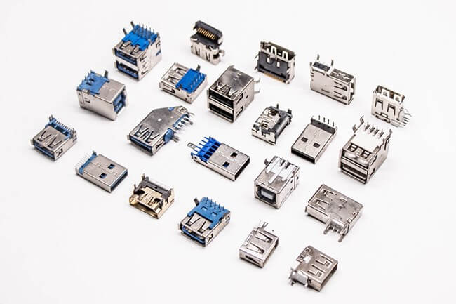 Main distribution of connector application fields