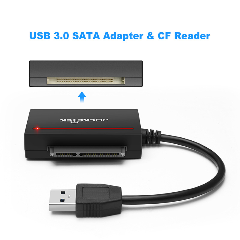 Elecbee 外贸usb 3.0 多合一内存卡读卡器拓展坞 SATA CF转接头适配器工厂