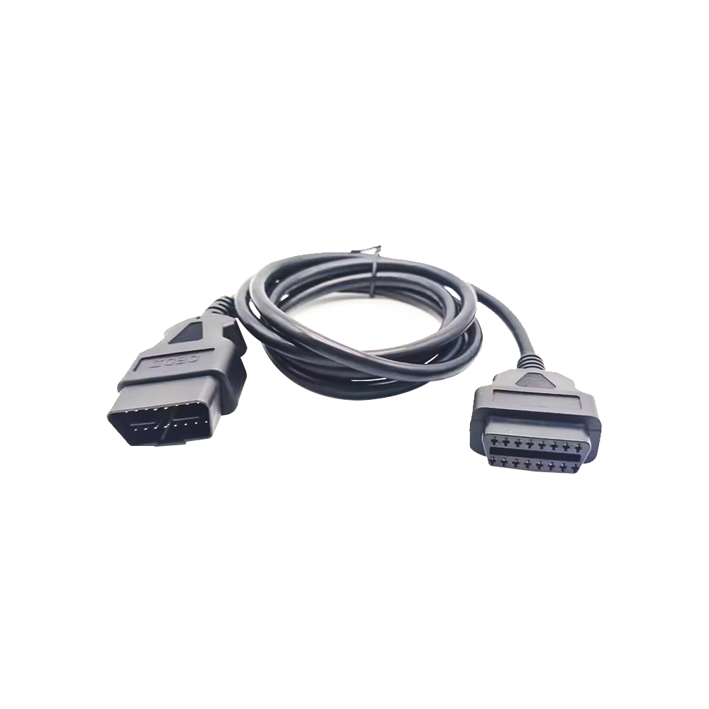 LAUNCH X-431 Cavo Di Prolunga OBD2 16 Pin Maschio-Femmina, 36,5 Cm - Adattatore Per Diagnosi Auto, Connettore OBDII Con Rivestimento In PVC, Compatibile Con Tutti Gli Scanner