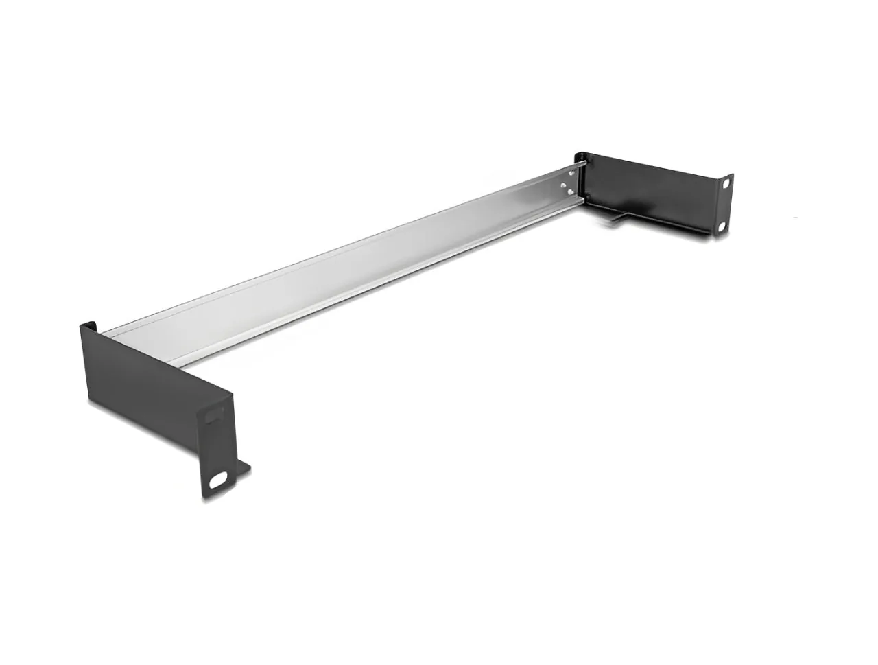 Panneau de rail DIN Elecbee 19 pour installation horizontale ou verticale 1U métal noir
