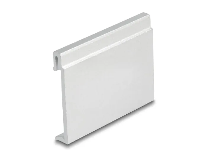 Elecbee Aluminium Mounting Clip for DIN Rail 60.0 x 47.8 mm silver