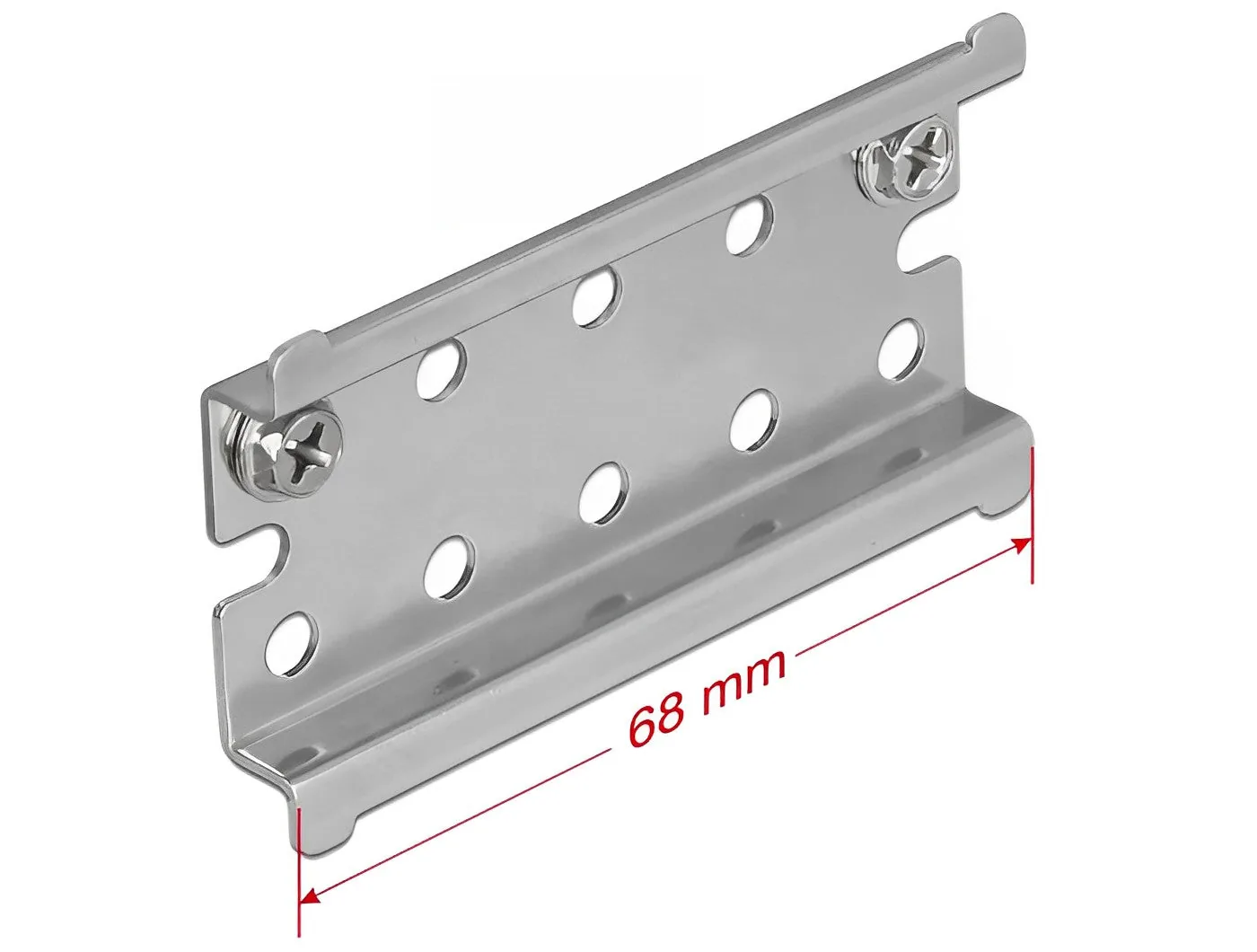 Elecbee DIN Rail Stainless Steel with End Stop for Wall Mounting