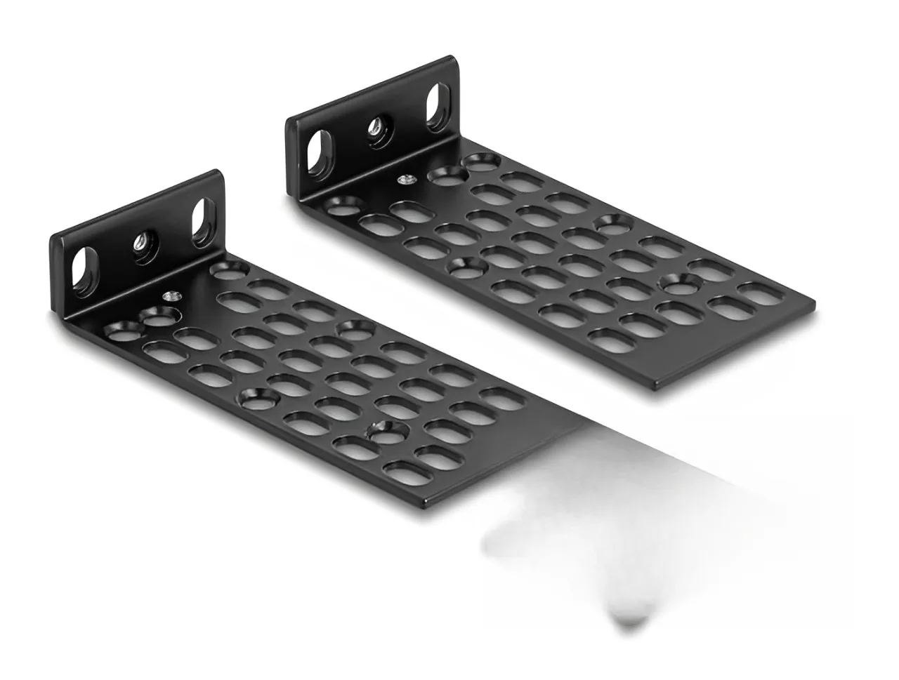 Elecbee Universal Rack Mounting Set 2 pièces noires