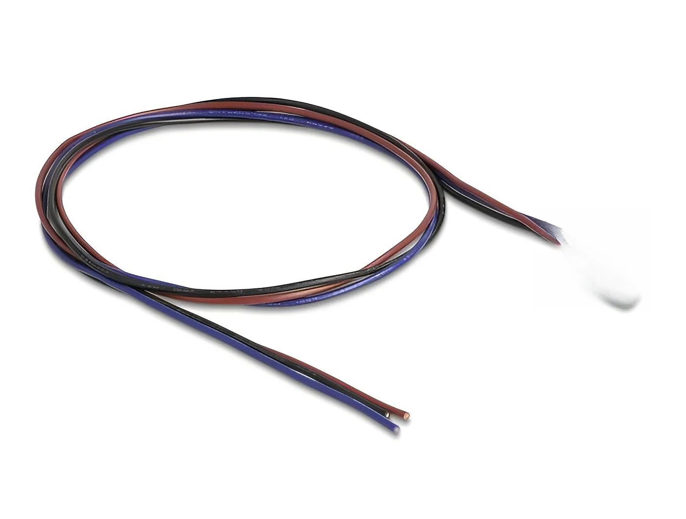 Elecbee M8 cable de montaje de panel 3 hembra de 3 pines para panel con extremos de cable abiertos montaje frontal 0,5 m