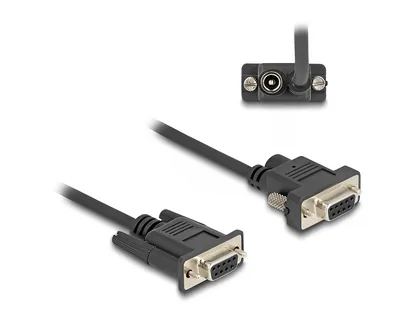 Elecbee Serial Cable RS-232 D-Sub9 female to D-Sub9 female Power ...