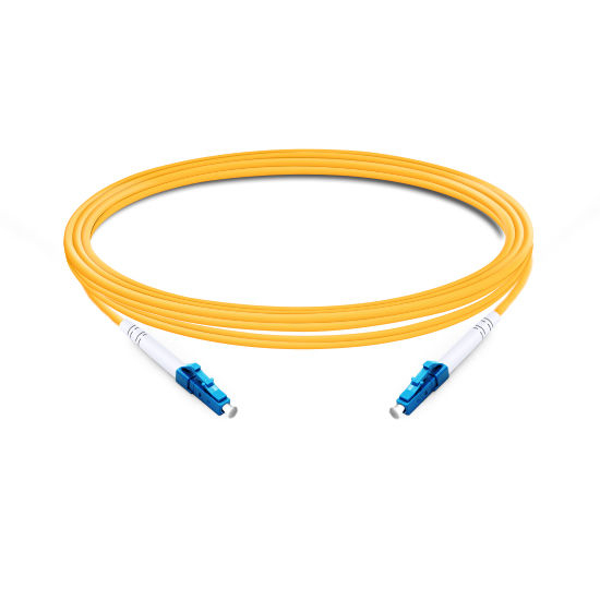 Cable de fibra óptica Elecbee 2m (7ft) Simplex OS2 monomodo LC UPC a LC UPC PVC (OFNR)