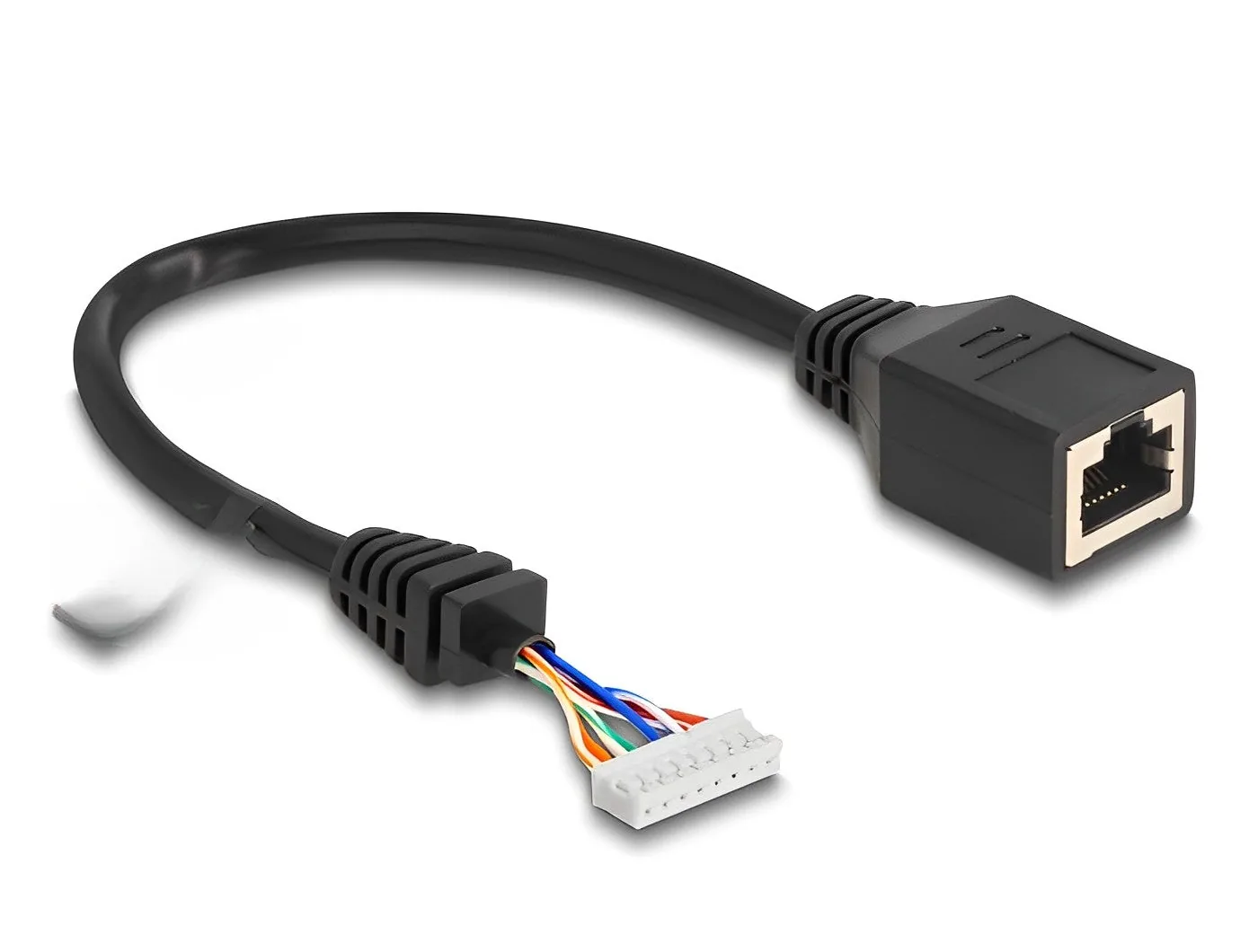 Elecbee Cable RJ45 jack to pin header female 2.00 mm 8 pin Cat.5e 23 cm ...