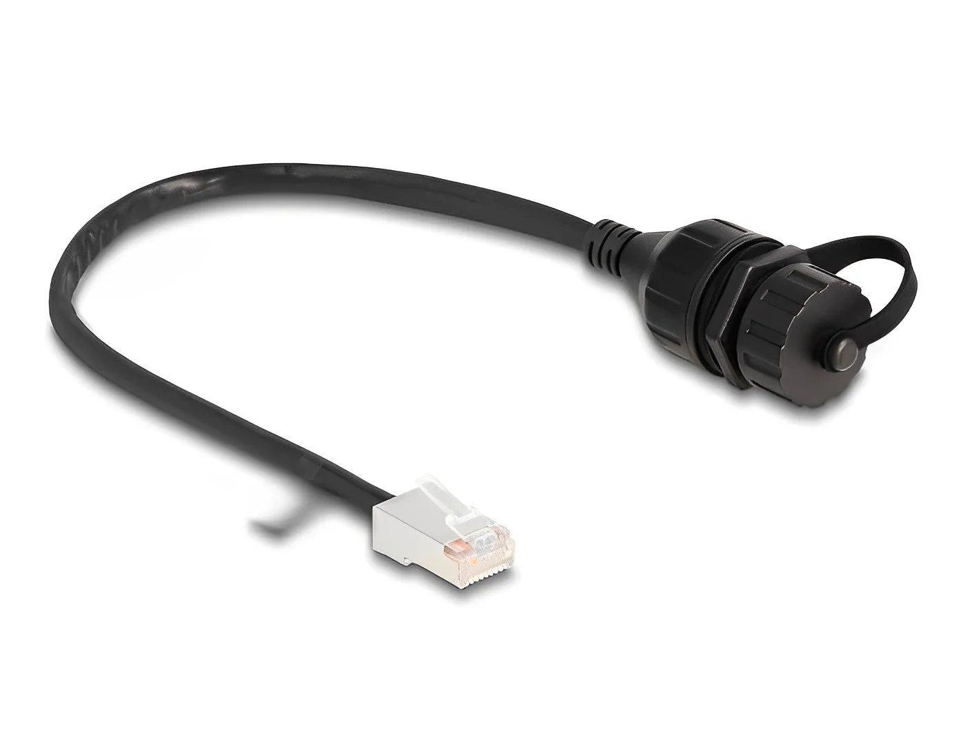 Elecbee Cable RJ45 male to RJ45 female for built-in with sealing cap ...