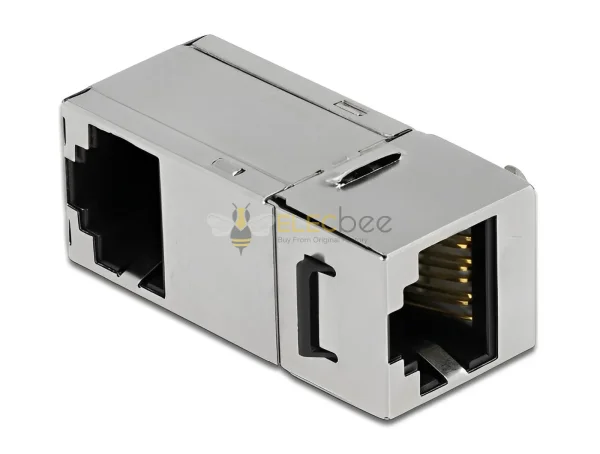 Cat.6A Keystone Module 90° Angled RJ45 to LSA - Tool-Free