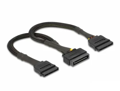 Elecbee Cable Power SATA 15 pin > 2 x SATA HDD – straight