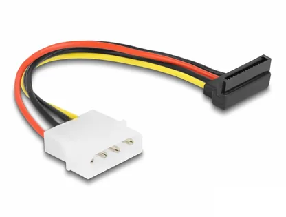 Elecbee Cable SATA 15 pin HDD to 4 pin male – angled