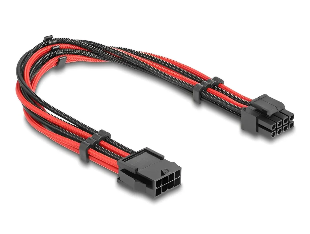 Elecbee Extension Cable 8 pin EPS male to 4 + 4 pin EPS female textile ...