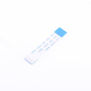 0.5mm Pitch FFC Cable, Gegenüberseitenkontakte, 50mm Gesamtlänge, 4mm exponierte Enden, 8mm Stiffener, Tonverlängerer, 18 Pins