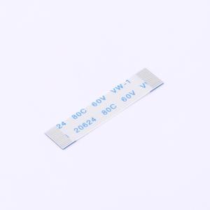 0.5mm Pitch FFC Cavo, Stesso contatto laterale, 30mm Lunghezza totale, 3mm Esposizioni Espositori, Stiffener 4mm, Staccatura, 12 Pin