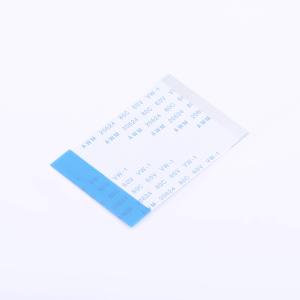 1.0mm Pitch FFC Cable, Opposite Side Contacts, 50mm Total Length, 4mm Exposed Ends, 8mm Stiffener, Tin Plating, 30 Pins