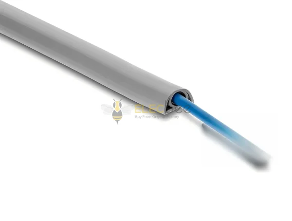 Elecbee Kabel Duct PVC flexibel 20 x 10 mm - Länge 2 m grau