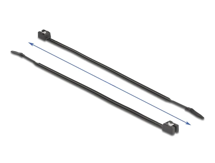 Elecbee Cable Tie self-cutting L 200 x W 4.8 mm 50 pieces black