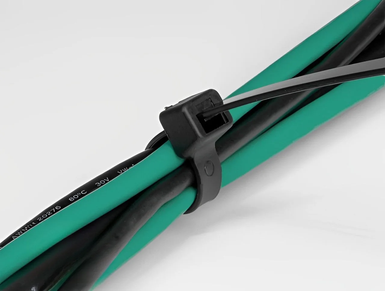 Elecbee Cable tie UV-resistant L 610 x W 9.0 mm black 10 pieces