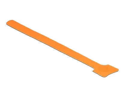 Elecbee Hook-and-loop fasteners L 200 mm x W 12 mm 10 pieces orange