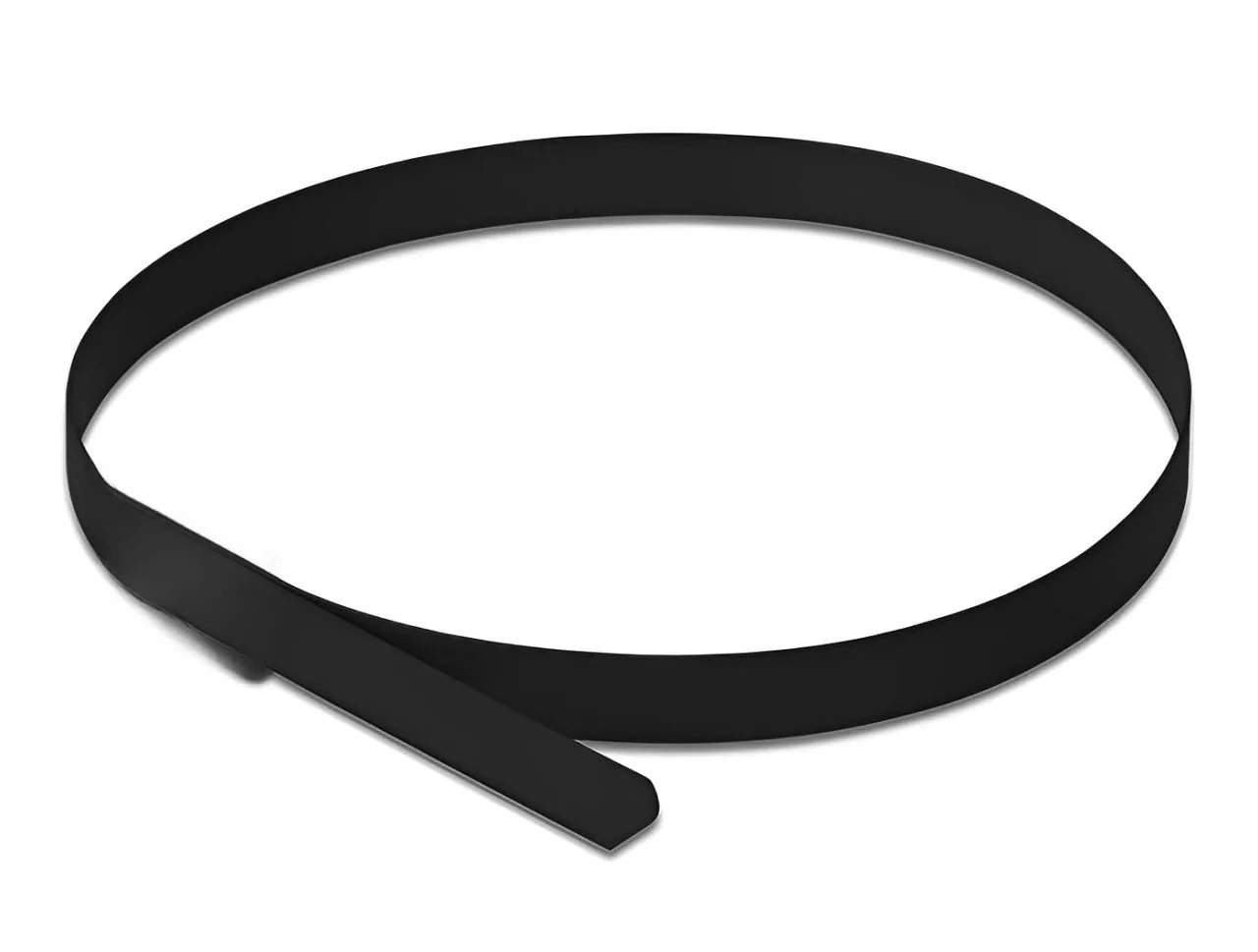 Elecbee Stainless Steel Cable Ties L 200 x W 4.6 mm black 10 pieces