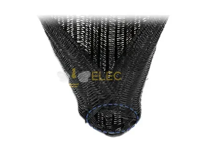 Elecbee Braided Sleeve self-closing 2 m x 9 mm black