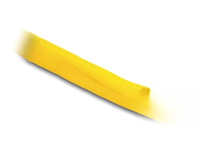 Elecbee Woven Sleeve self-closing heat-resistant 2 m x 10 mm yellow