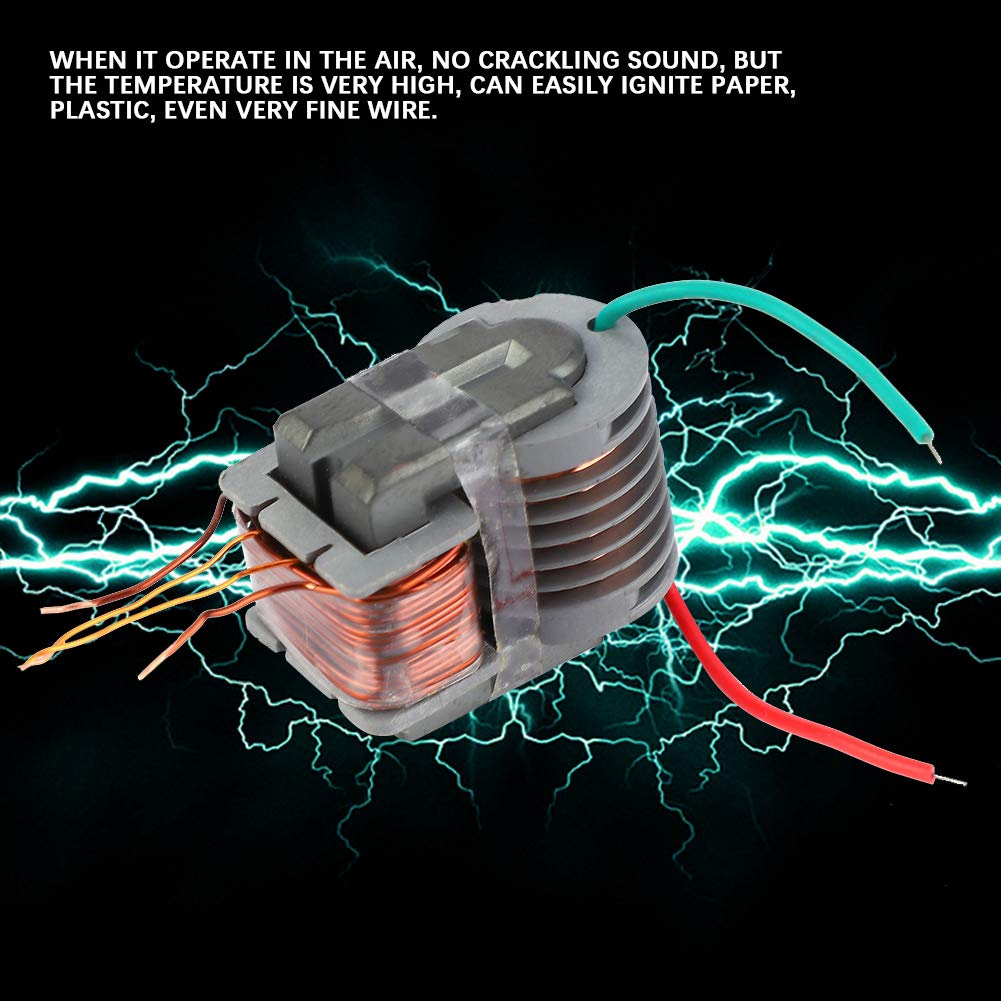 Elecbee High Voltage Transformer 3.7V-4.2V to 15KV Boost Step-up Power Module Generator