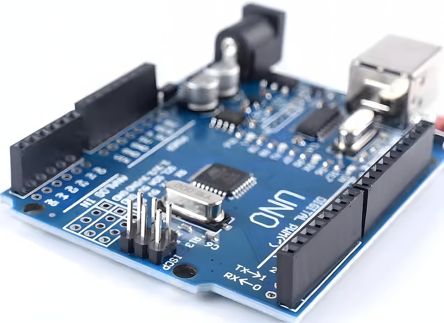 Elecbee 3Pcs UNO R3 ATmega328P Development Board | Arduino-Compatible | 3 Boards + 3 USB Cables