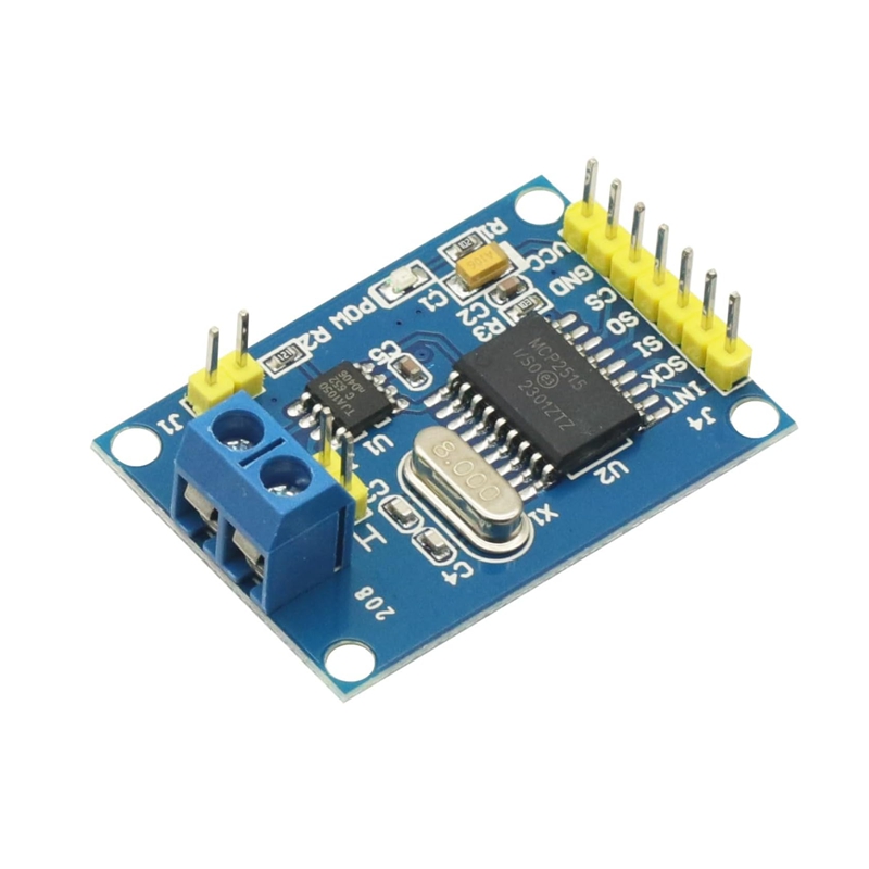 Elecbee MCP2515 Controller Module CAN Bus Module TJA1050 Receiver SPI Module for 51 MCU ARM Controller Development Board SPI Module for Arduino