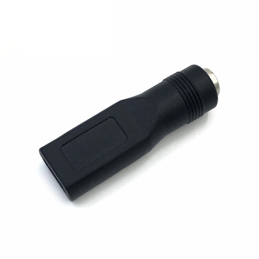 Elecbee DC Power Adapter Plug DC 5.5x2.1mm Jack to Type C Jack Straight Converter 5V
