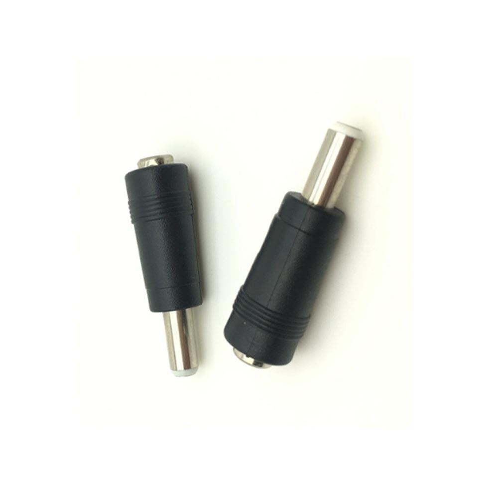 Elecbee DC Power Connector DC 5.5x2.1mm Jack to 5.5x2.5mm White Plug Straight Connector Adaptor