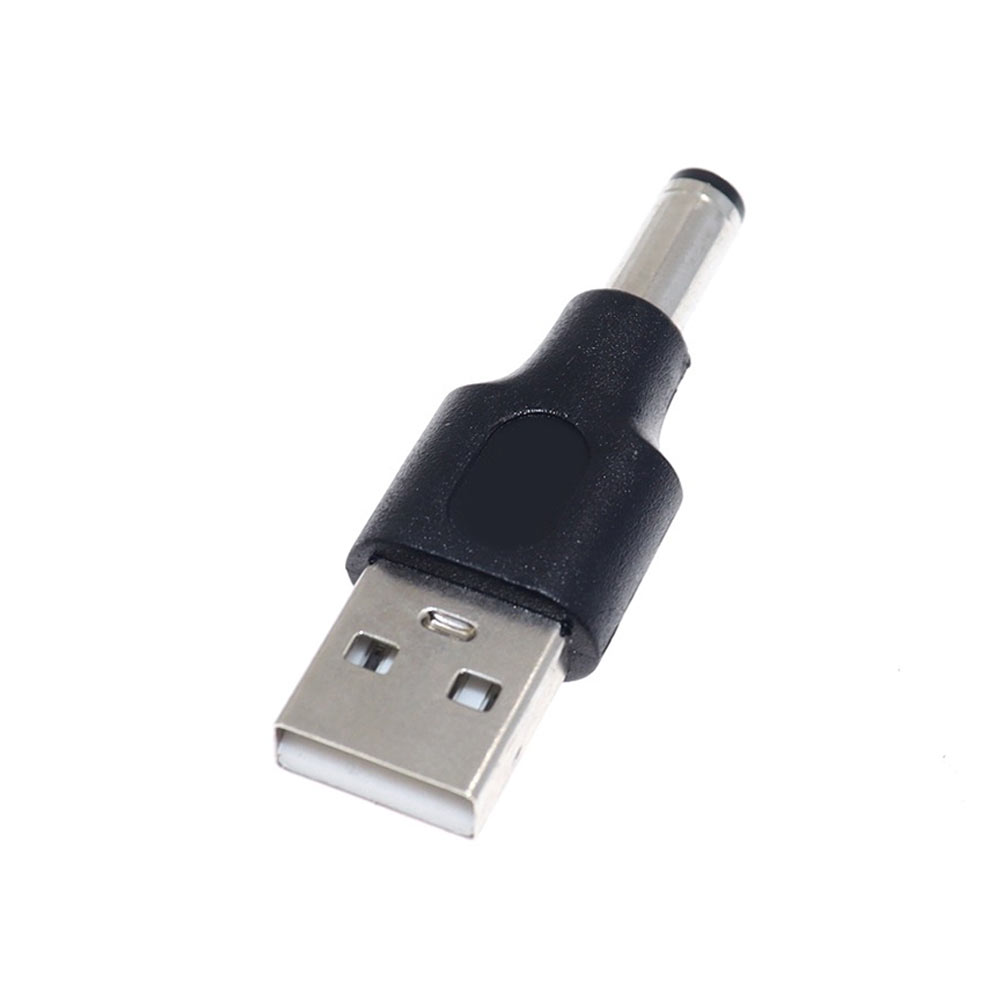 Elecbee Laptop DC Power Connector Adapter DC 5.5x2.1mm Plug to USB A Plug Straight Converter 5V