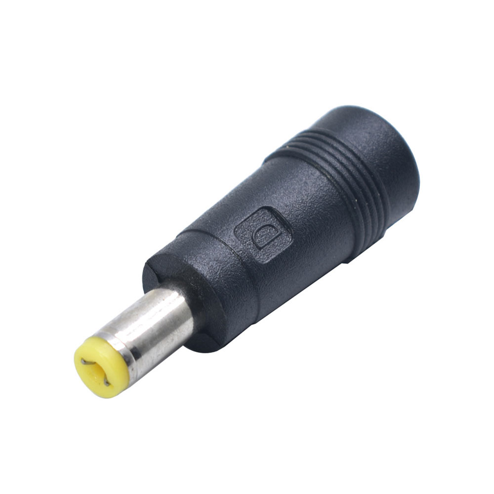 Elecbee Laptop Power Plug Adapter DC 5.5x2.1mm Jack to 5.5x2.5mm Plug 90 Degrees Converter for Dell Lenovo