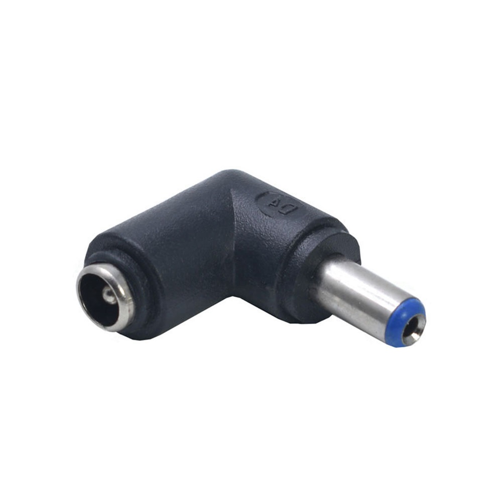 Elecbee Laptop Power Plug Adapter DC 5.5x2.1mm Jack to DC 5.5x2.1mm Plug 90 Degrees Converter