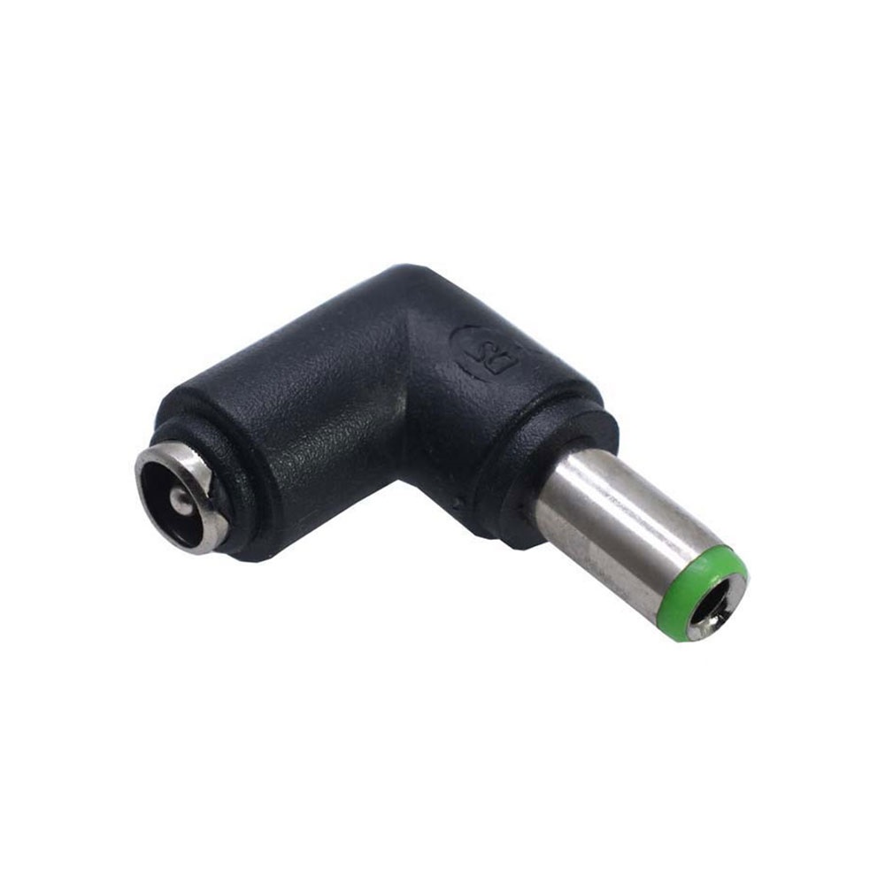 Elecbee Power Socket Adapter DC 5.5x2.1mm Jack to 6.3x3.0mm Plug 90 Degrees