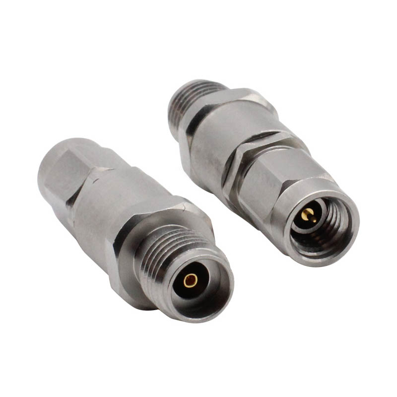 Elecbee 2.92MM Female Jack to SSMA Male Plug High Performance Straight Adapter 40GHZ Stainless Steel
