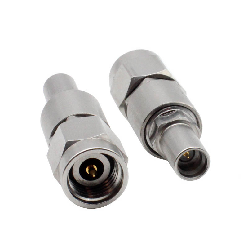 Elecbee 2.92MM Male Plug to SMP Male Straight Stainless Steel 40GHZ Adapter High Performance