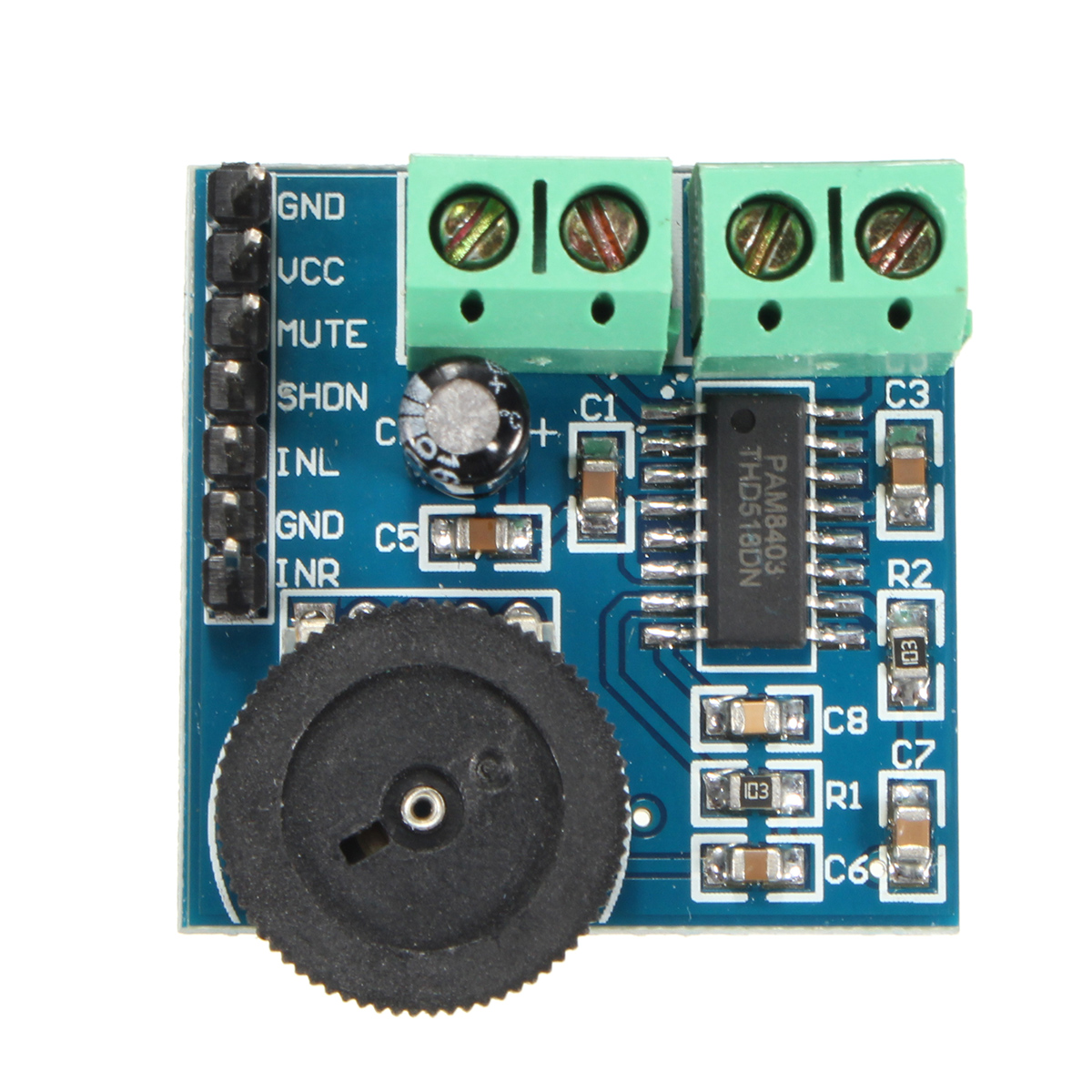 10pcs 5V PAM8403 3W*2 Dual Channel Audio Amplifier Module Class D Power ...
