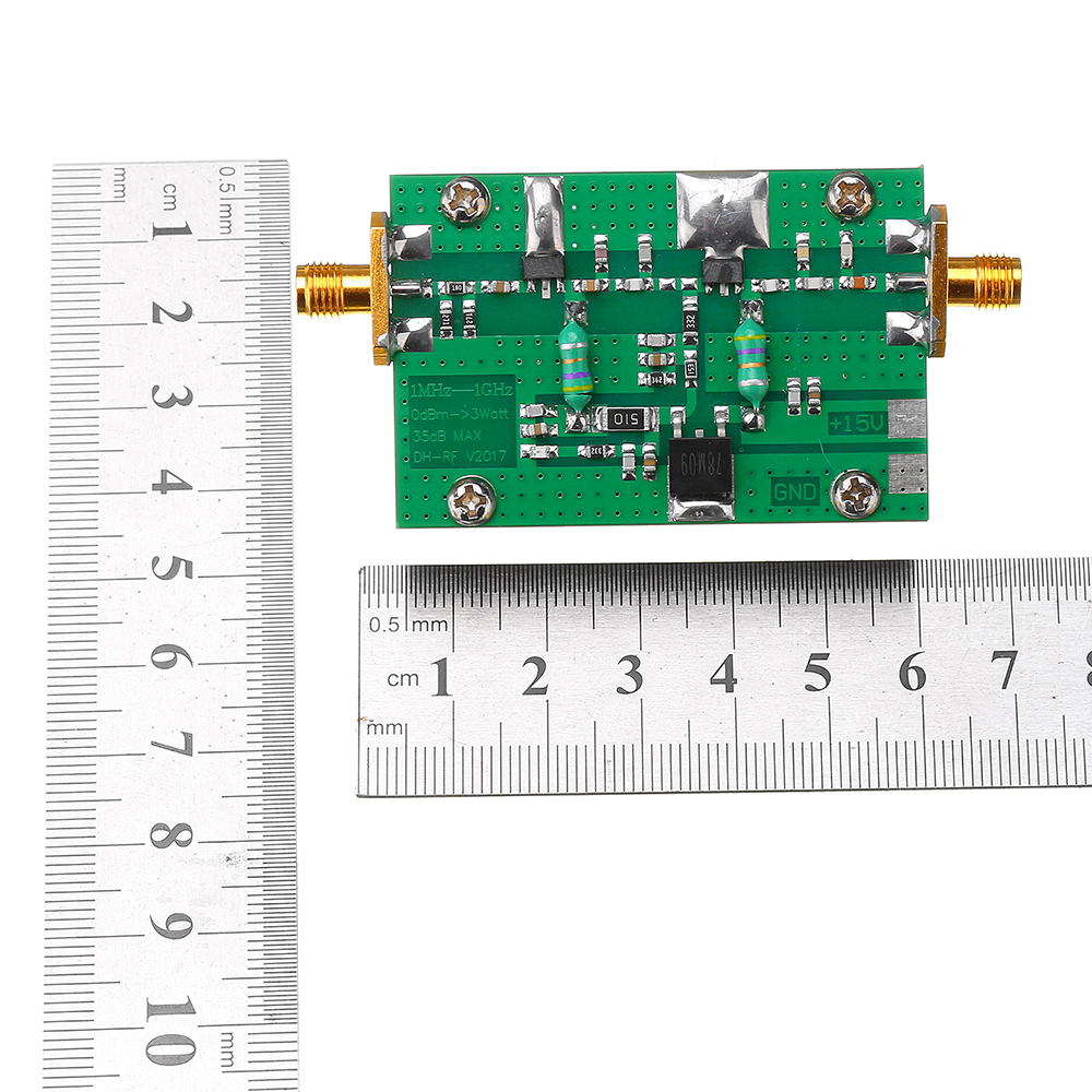 1MHz-1000MHZ-35DB-RF-Power-Amplifier-3W-HF-VHF-UHF-FM-Transmitter-Broadband-For-Ham-Radio-1428409