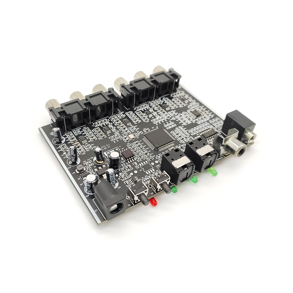 Elecbee 5.1 Channel decoder DTS Dolby AC-3 Source Code PCM Digital Optical/coaxial to Analog Audio decoder Board