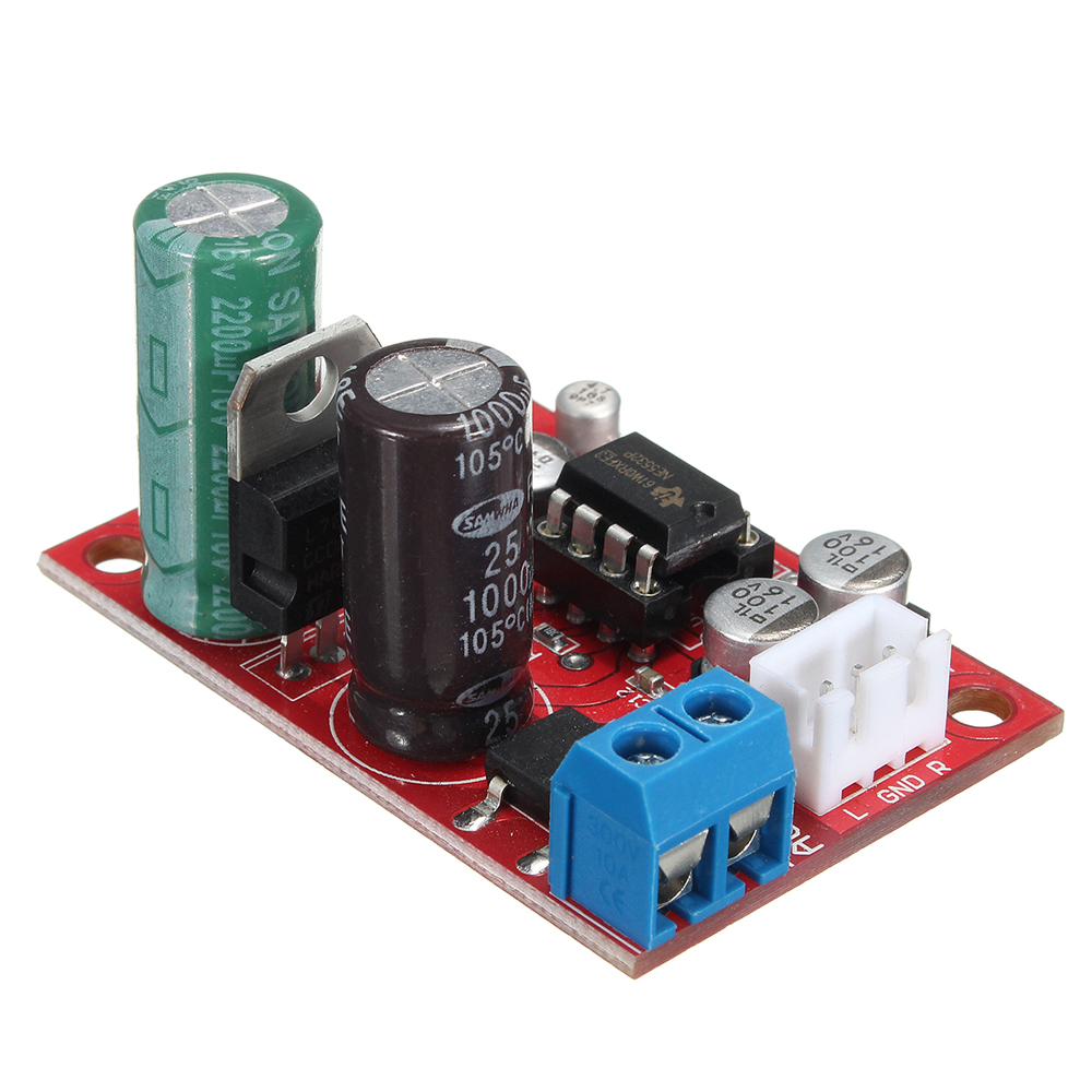 5pcs DC 9-24V AC 8-16V NE5532 Audio OP AMP Microphone Preamps Pre ...