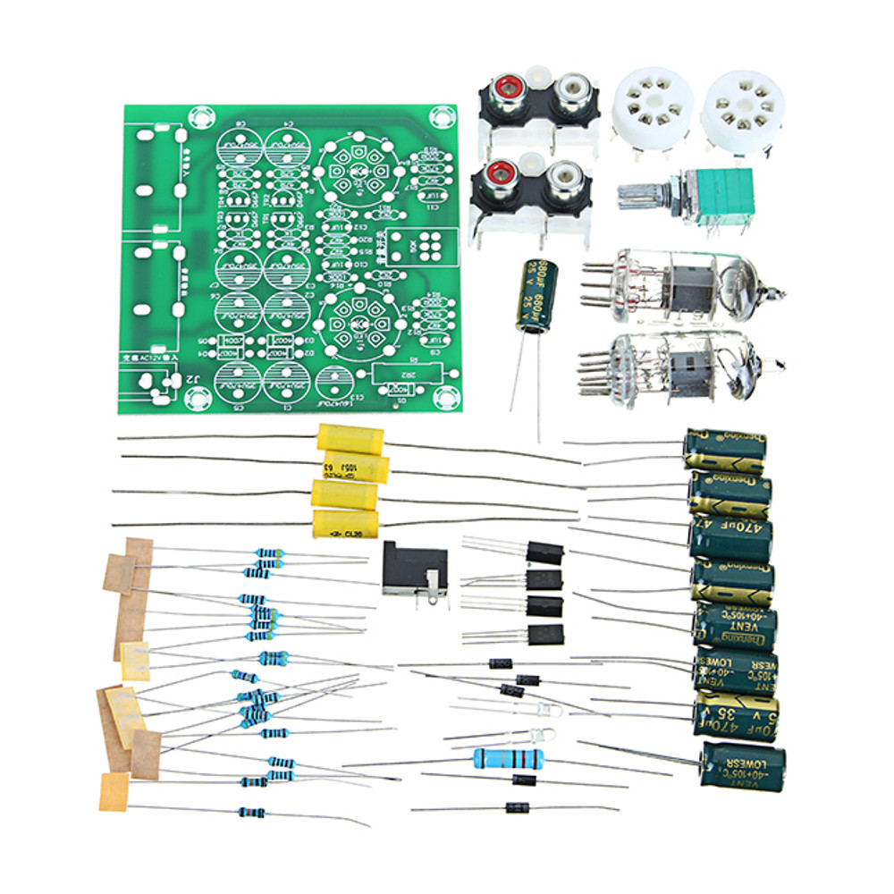 AC-12V-1A-6J1-Value-Preamp-Tube-Preamp-Amplifier-Board-PreAmplifier-Headphone-DIY-Kits-1255189