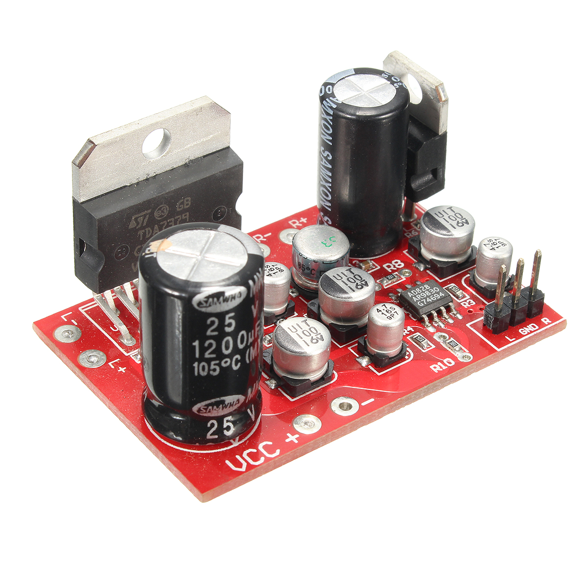 DC-12V-TDA7379-38W38W-Stereo-Amplifier-Board-W-AD828-Preamp-Super-Than-NE5532-1094972